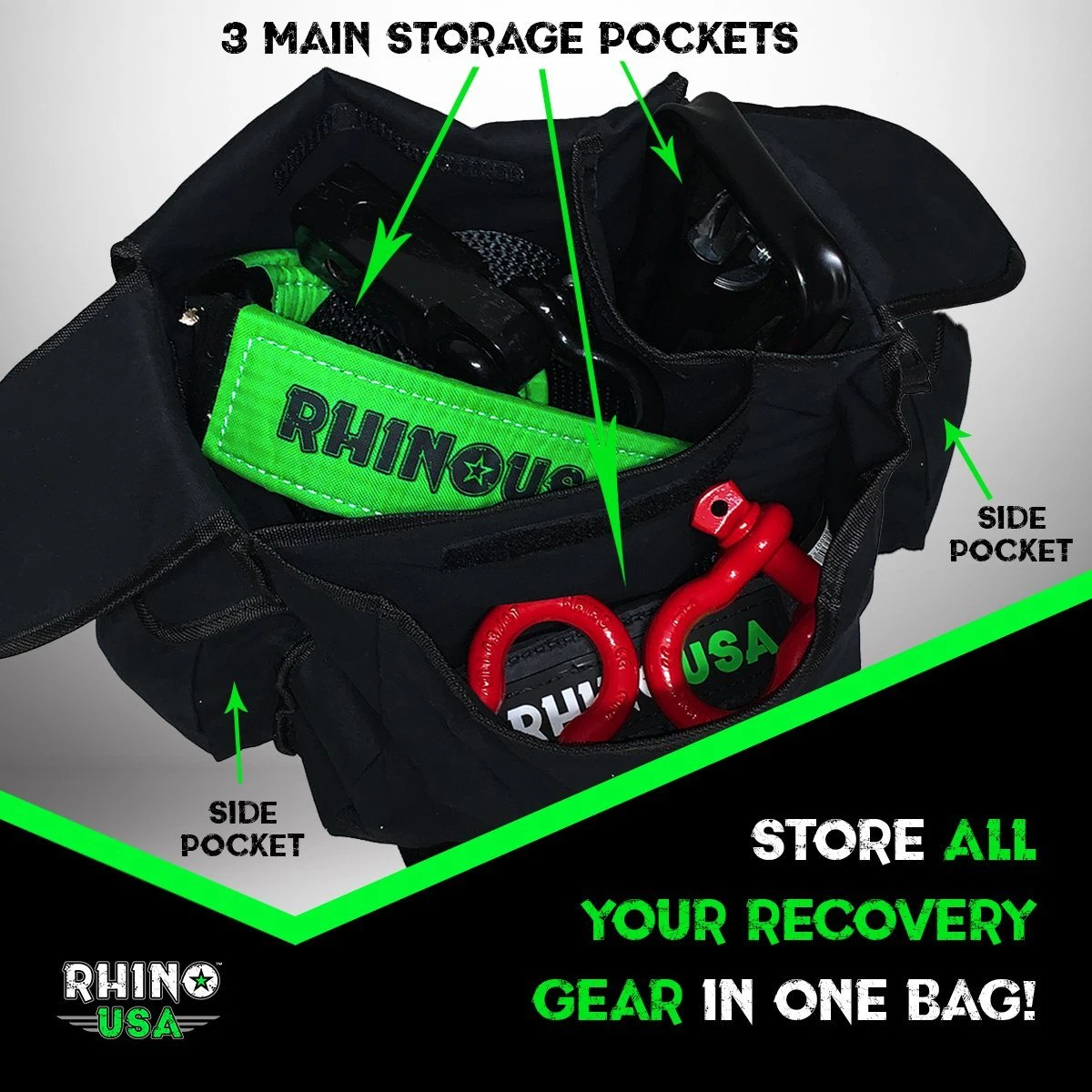 Rhino USA Ultimate Recovery Gear Storage Bag (RNO-RECOVERY-BAG) — product image 2