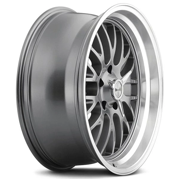 Ridler 607 Gloss Grey Machined Wheels — product image 2