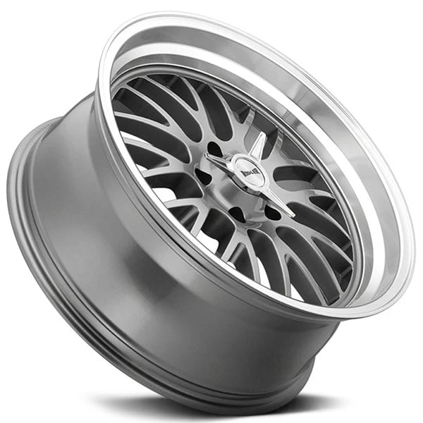 Ridler 607 Gloss Grey Machined Wheels — product image 3