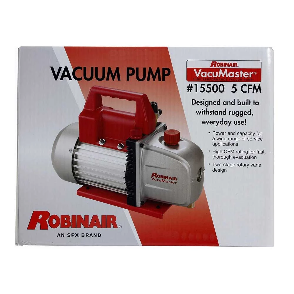 Robinair VacuMaster 5 CFM 2-Stage Vacuum Pump for AC/R Systems (15500) — product image 3