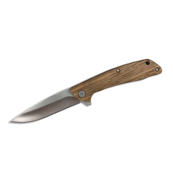 Roper Jr Outlaw Ball Bearing Zebrawood Knife (RP0037ZW)