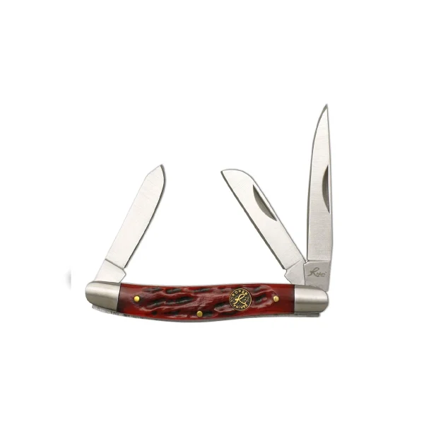 Roper Stockman Chaparrel Knives with Jigged Bone Handle (RP0001)