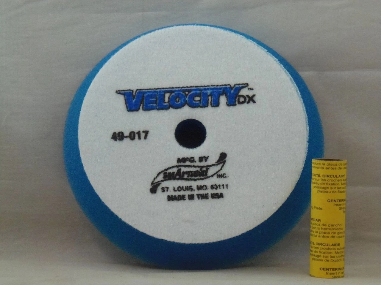 S.M. Arnold 49-017 7" Velocity DX Foam Pad - Blue - Heavy Cutting Pad — product image 3