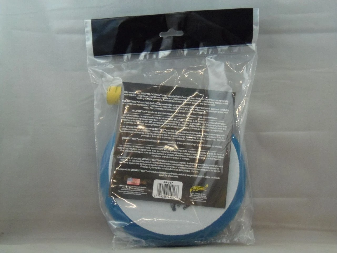 S.M. Arnold 49-017 7" Velocity DX Foam Pad - Blue - Heavy Cutting Pad — product image 5