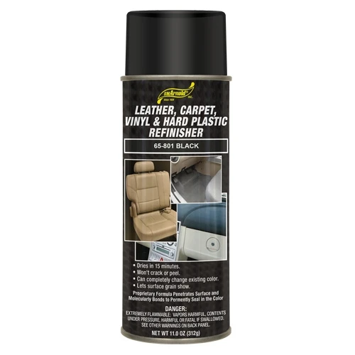 S.M. Arnold Leather, Vinyl & Hard Plastic Refinisher, Black - 11 oz (65-801)