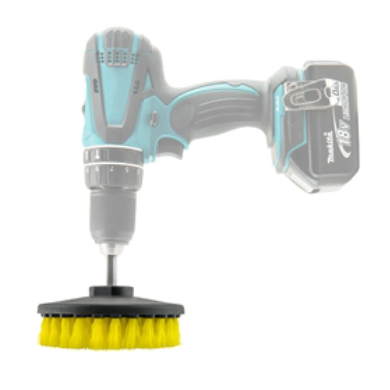 S.M. Arnold 83-062 Cordless Drill Brush - Medium Duty (Yellow Bristle) — product image 3