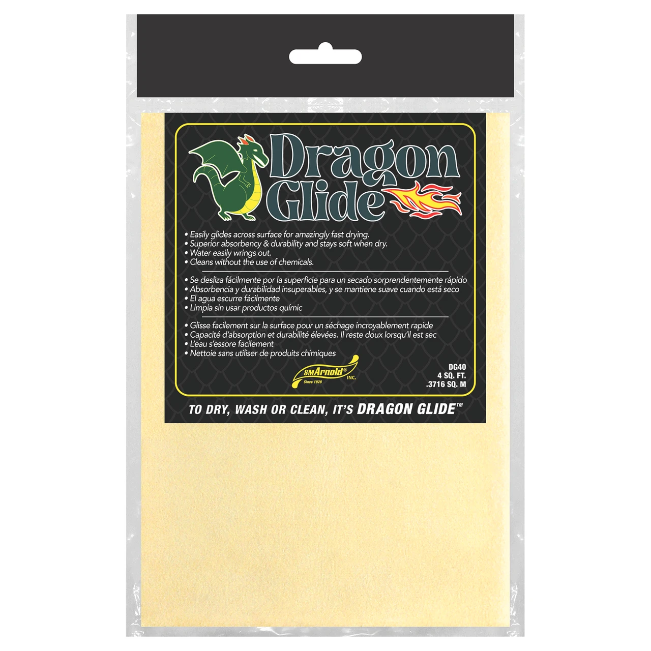 S.M. Arnold DG40 Dragon Glide, 4.0 Sq. Ft. Drying Towel