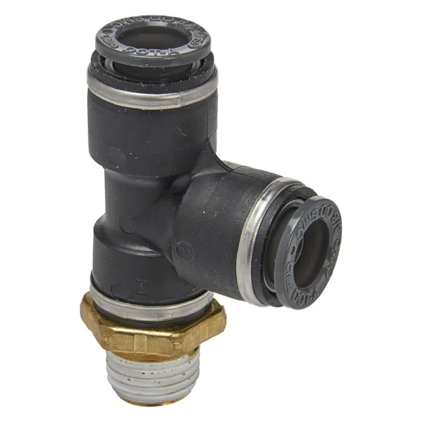 S.U.R. & R Male Run Tee 3/8" Tube X 1/4" NPT (ABT330)