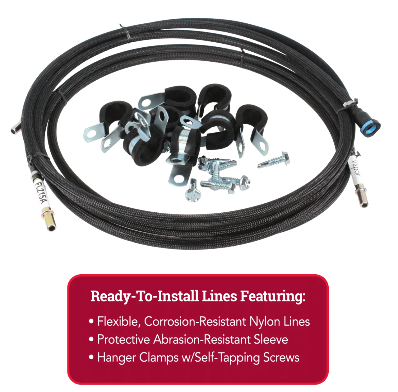 S.U.R. & R Quick-Fit Flexible Fuel Line Set (FL215)