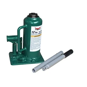 Safeguard 61120 Welded Inline Bottle Jack, Steel, 12 Ton Capacity