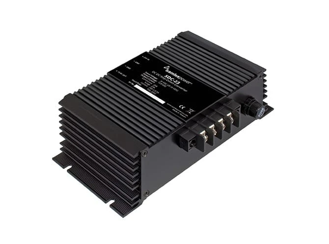 Samlex Converter, DC-DC Step-Down; Input 20-32VDC Output 13.8VDC 23A (SDC-23)