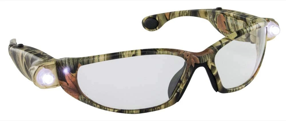 SAS Safety 5422 Safety Glasses, Clear Lens, Camouflage Tan Frame