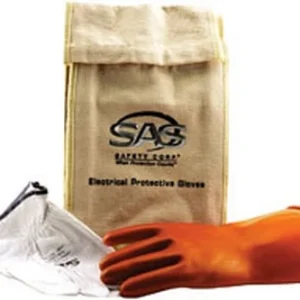 SAS Safety Electrical Safety Gloves Large With Over Gloves And Glove Bag (6478)