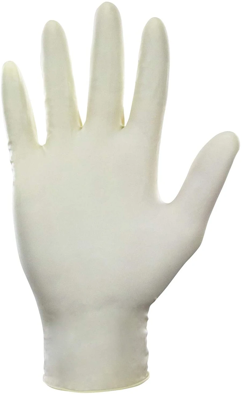 SAS Safety 650-1005 Dyna Grip Powder-Free Latex Disposable Gloves, XX-Large