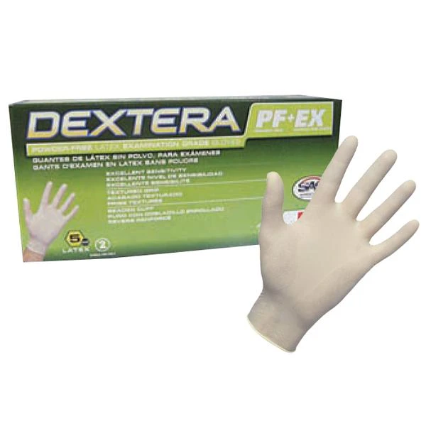 SAS Safety 6503-20 Dextera Powder-Free Latex Disposable Gloves, Large — product image 2
