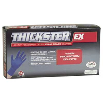 SAS Safety 6603 Thickster Exam Grade Disposable Gloves - L