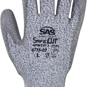 SAS Safety 6775-04 Safecut Hppe Knit Safety Gloves - Xl, Pair