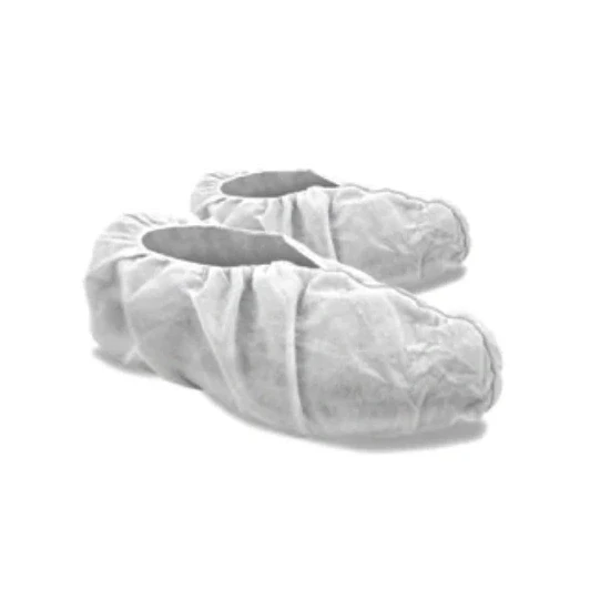 SAS Safety 6883-L Shoe Cover, L, Polypropylene, White, Elastic Closure
