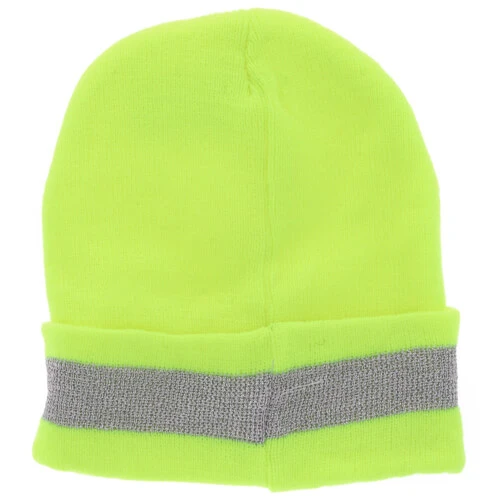 SAS Safety 690-1711 Yellow Knit Beanie w/ Reflective Trim — product image 4