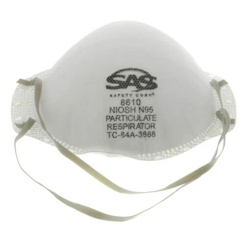 SAS Safety 8610-50 N95 Rated Particulate Respirator / Dust Mask