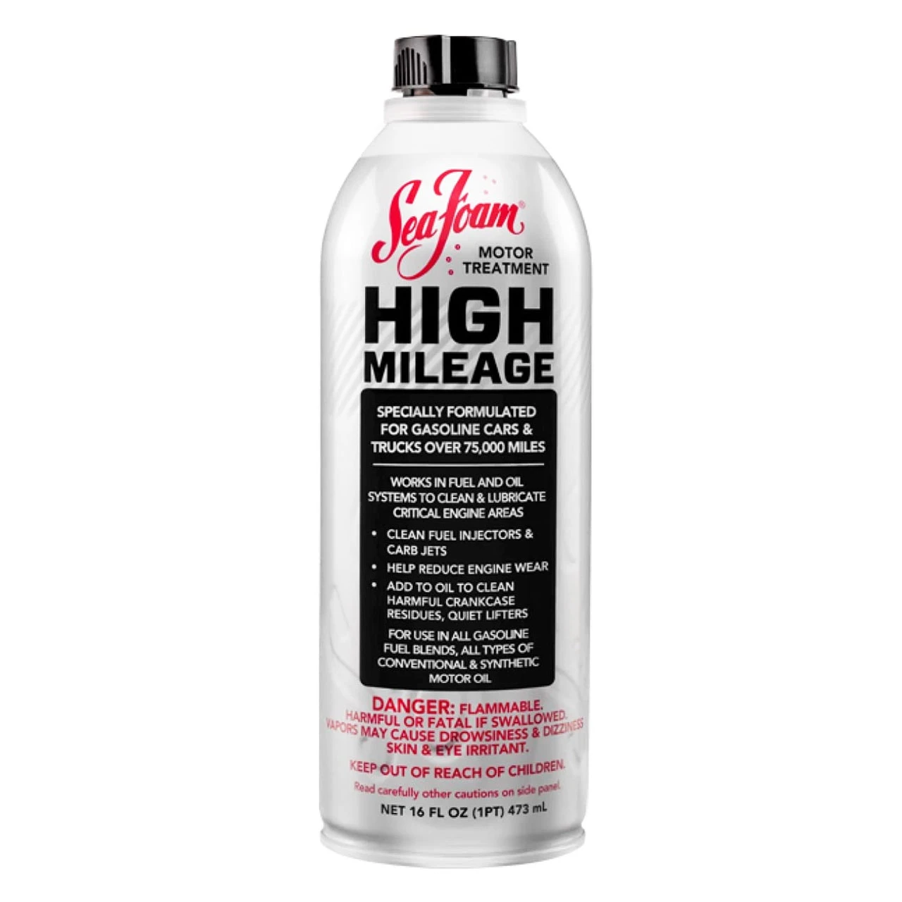 Sea Foam High Mileage Fuel Injector Cleaner 16oz (HM-16)