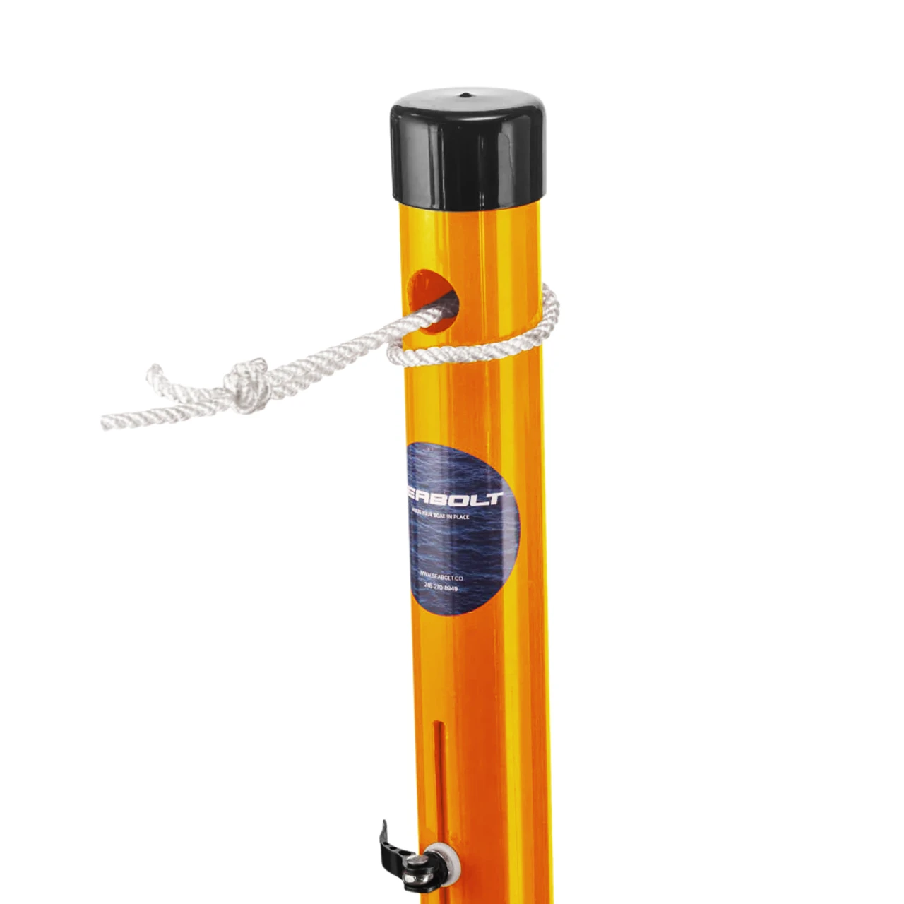 Seabolt Boat Auger Anchor Orange Marine Grade Removable Handle (FULLSIZE-ORANGE) — product image 7