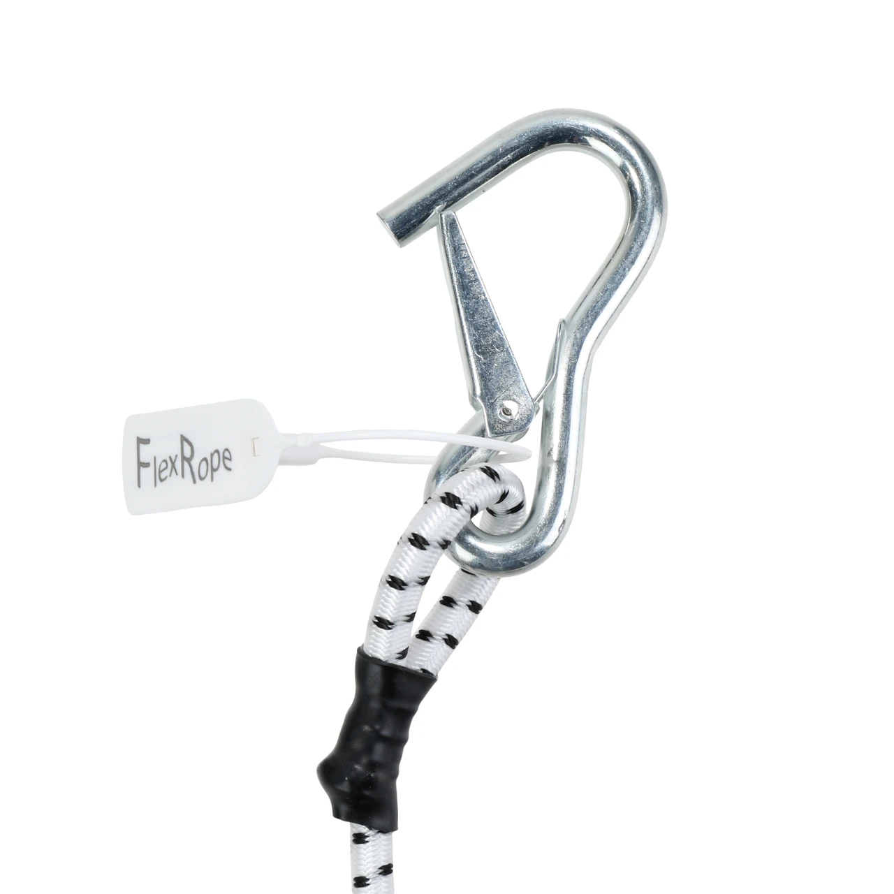 Seabolt FlexRope Boat Rope For Tie Off 10’ Spring Damping B and W (FLXRP-WHTBLK) — product image 2