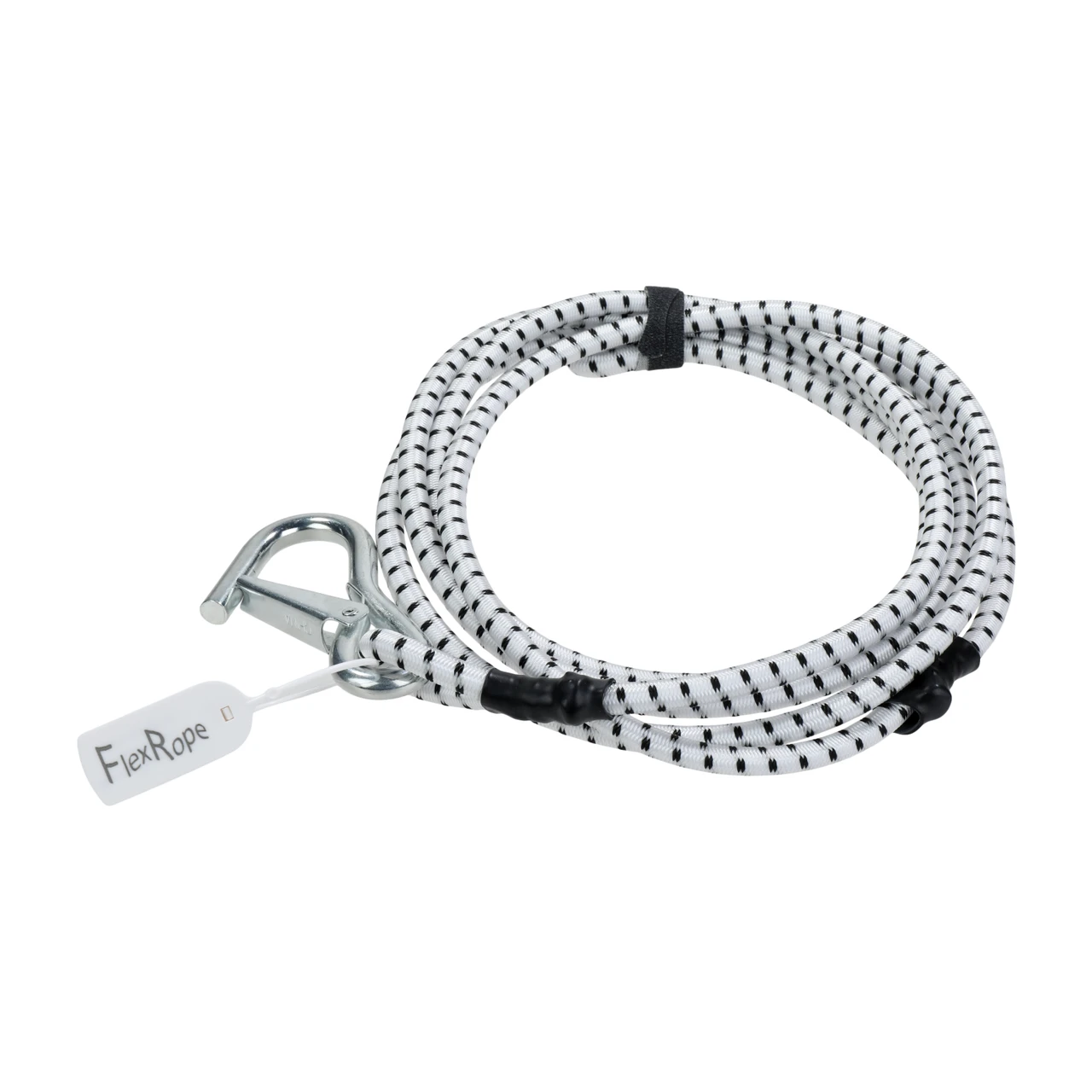 Seabolt FlexRope Boat Rope For Tie Off 10’ Spring Damping B and W (FLXRP-WHTBLK) — product image 3