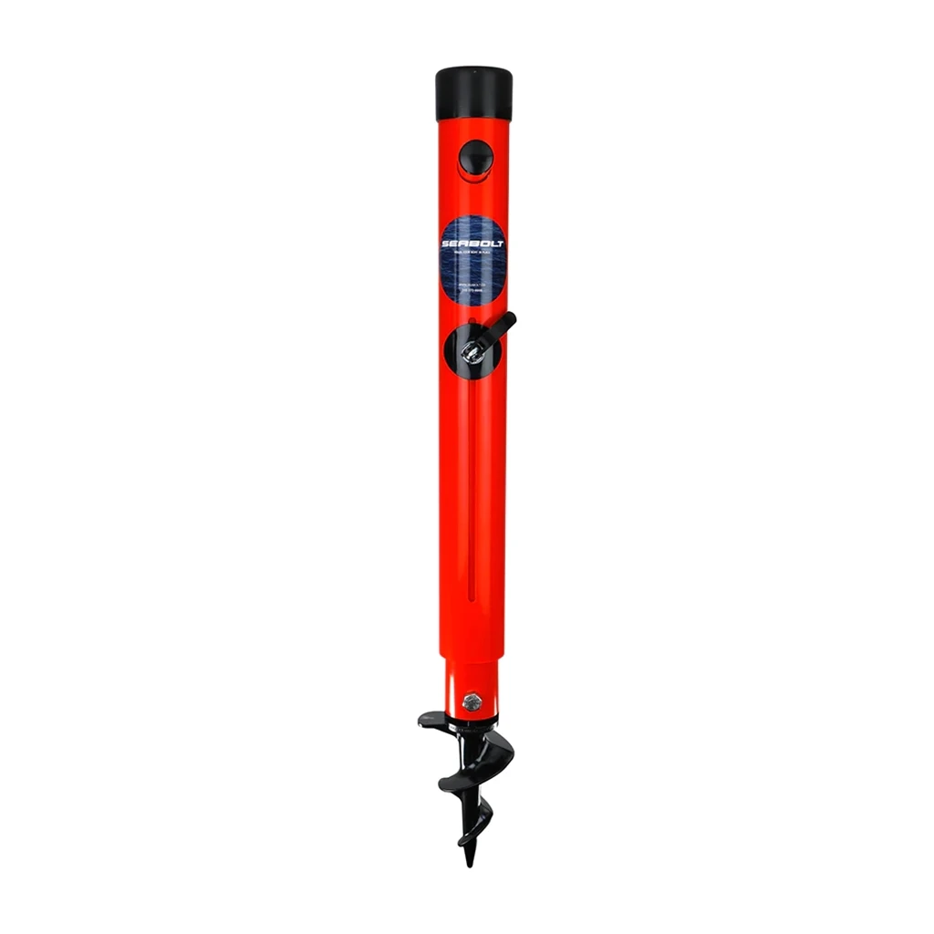 Seabolt Skibolt Boat Auger Anchor Mini Marine Grade Red (HALFSIZE-RED) — product image 2