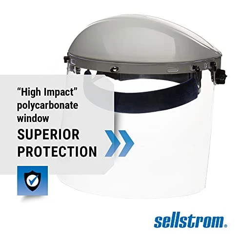 Sellstrom Advantage Series Face Shield Clear Window with Standard Binding (S30120) — product image 5