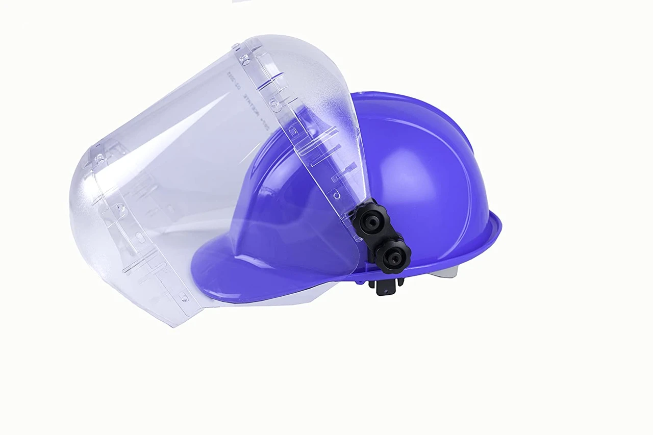 Sellstrom Dual Crown Safety Face Shield with Hard Hat Slot Adapter (S38510) — product image 2
