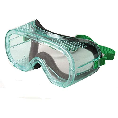 Sellstrom Flexible, Non-Vented Safety Goggles, Green (S81330)