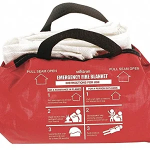 Sellstrom Fiberglass Fire Blanket and Duffel Bag (S97452)