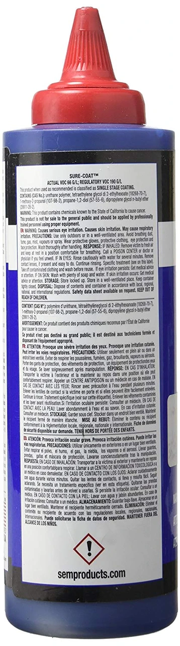 SEM Paints Sure-Coat Thalo Blue, 1 Pt Bottle (16538) — product image 3