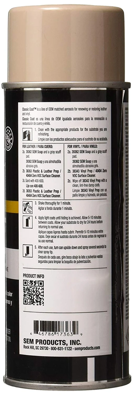 SEM Paints Classic Coat Lt Graystone, 16oz Aerosol (17363) — product image 2