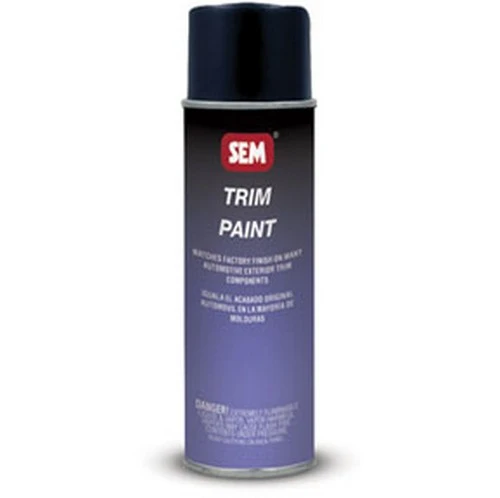 SEM Paints Trim Gloss Trim Black, 12oz Aerosol (39063)