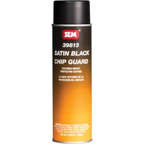 SEM Paints Satin Black Chip Guard, 20oz Aerosol (39813)