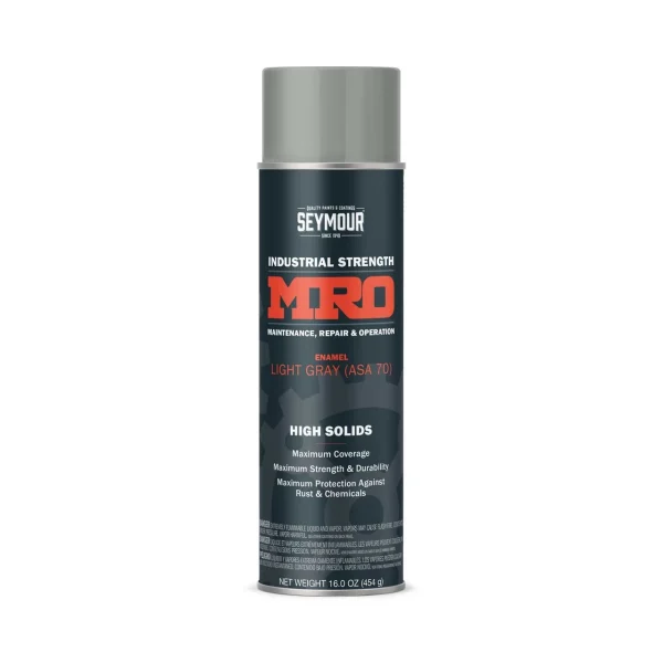 Seymour Industrial Mro High Solids Spray Paint, Light Machinery Gray (620-1418)