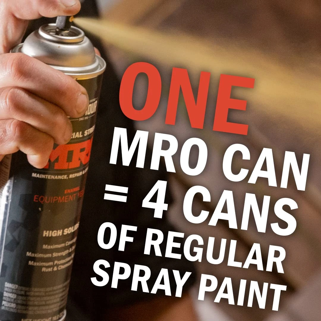 Seymour Industrial Mro High Solids Spray Paint, Light Machinery Gray (620-1418) — product image 3