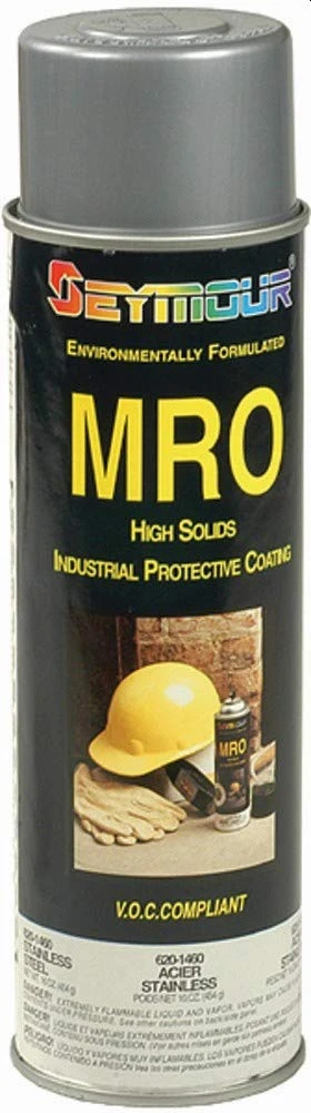 Seymour Industrial Mro High Solids Spray Paint, Stainless Steel (620-1460)