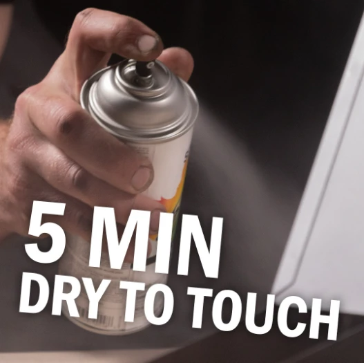 Seymour Paints 98-24 Spruce General Use Enamel Spray Paint, Satin Black — product image 4