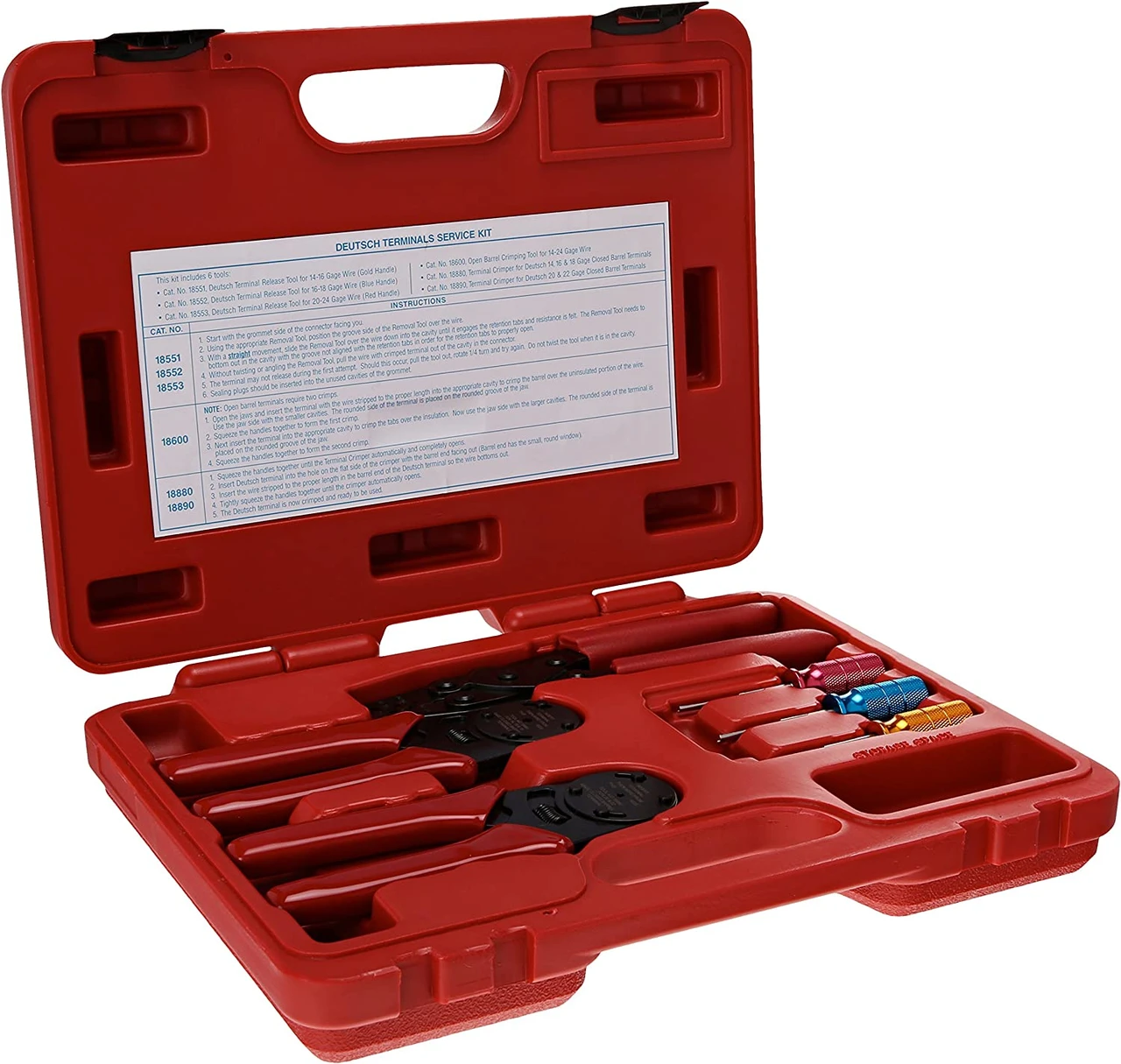 SG Tool Aid 18650 Deutsch Terminals Service Tool Kit 14-16, 16-18 & 20-22 Gage