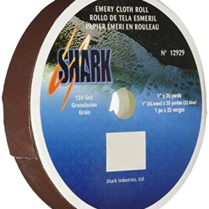 Shark 12929 1" x 25 Yds. Aluminum Oxide Emery Cloth Roll 120 Grit