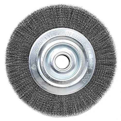 Shark 14140 Crimped Wire Wheel 10" x 1" x 1-1/4" Maximum 3,600 RPM, Ships