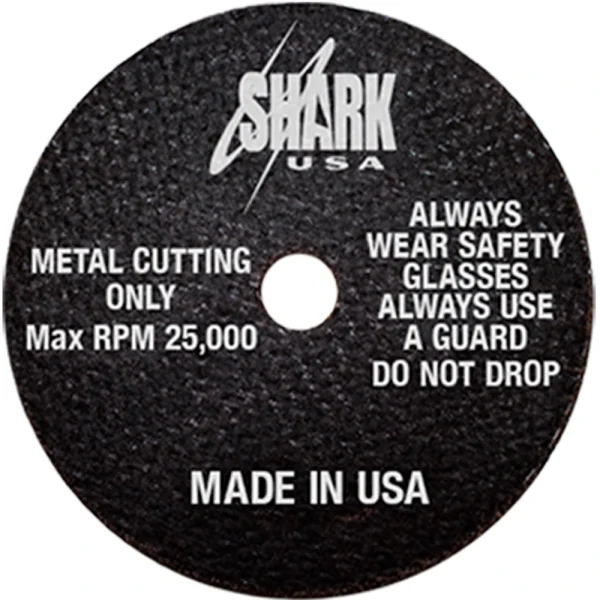 Shark Industries 26-6 3" x 1/32" x 3/8" Cut-off Wheels 54 Grit