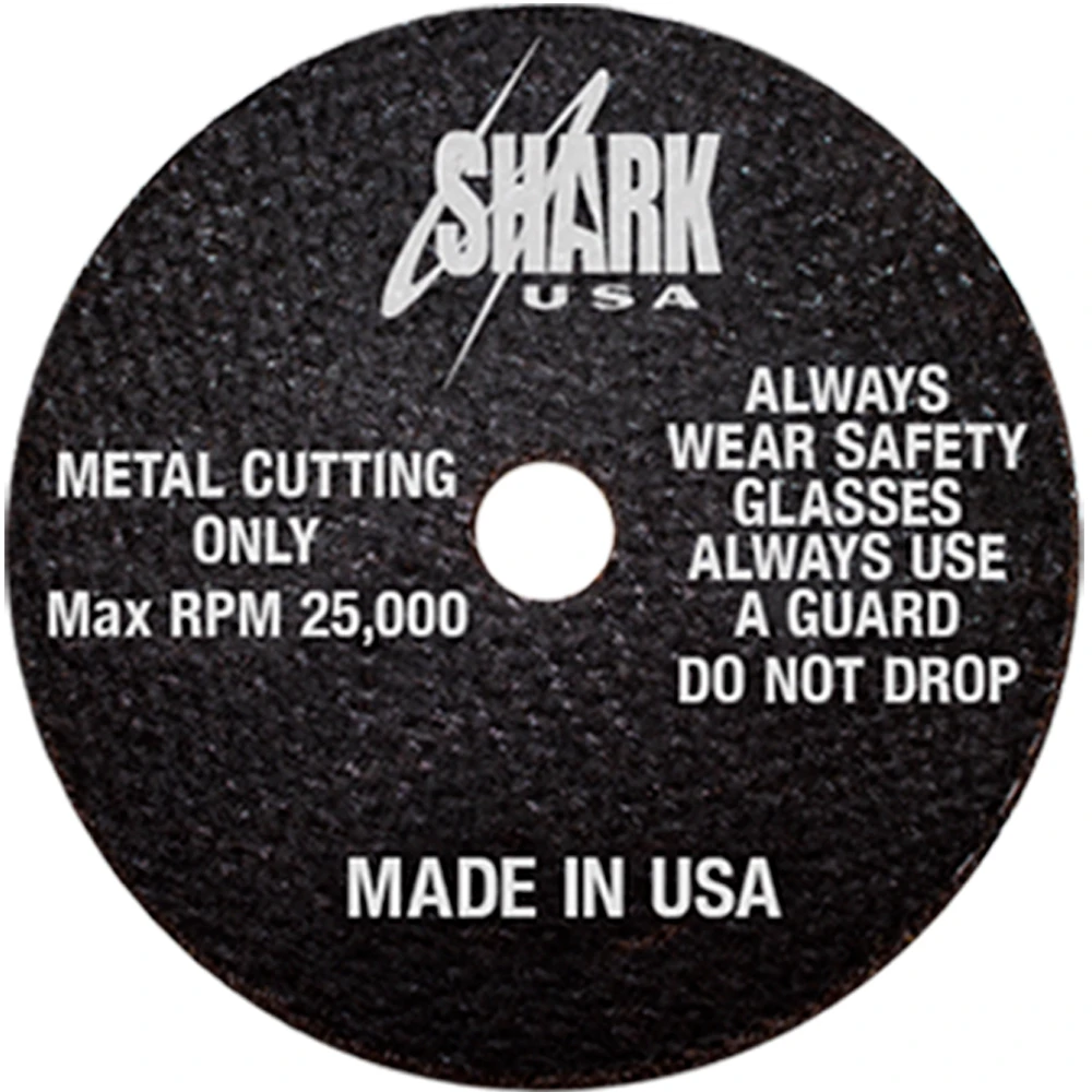 Shark Industries 26-6 3" x 1/32" x 3/8" Cut-off Wheels 54 Grit