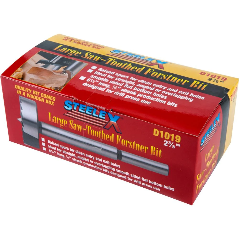 Shop Fox 2-3/8 Inch Saw-Toothed Forstner Bit (D1019) — product image 4