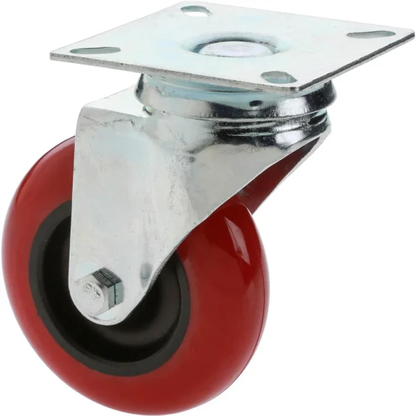 Shop Fox 3 Inch Polyurethane Swivel Caster Plate Mount (D2607)