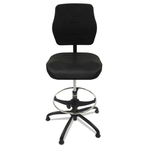 Shopsol 32" Seat Height, Supports Up To 300 Lbs, Black Seat, Black Base (3010014)