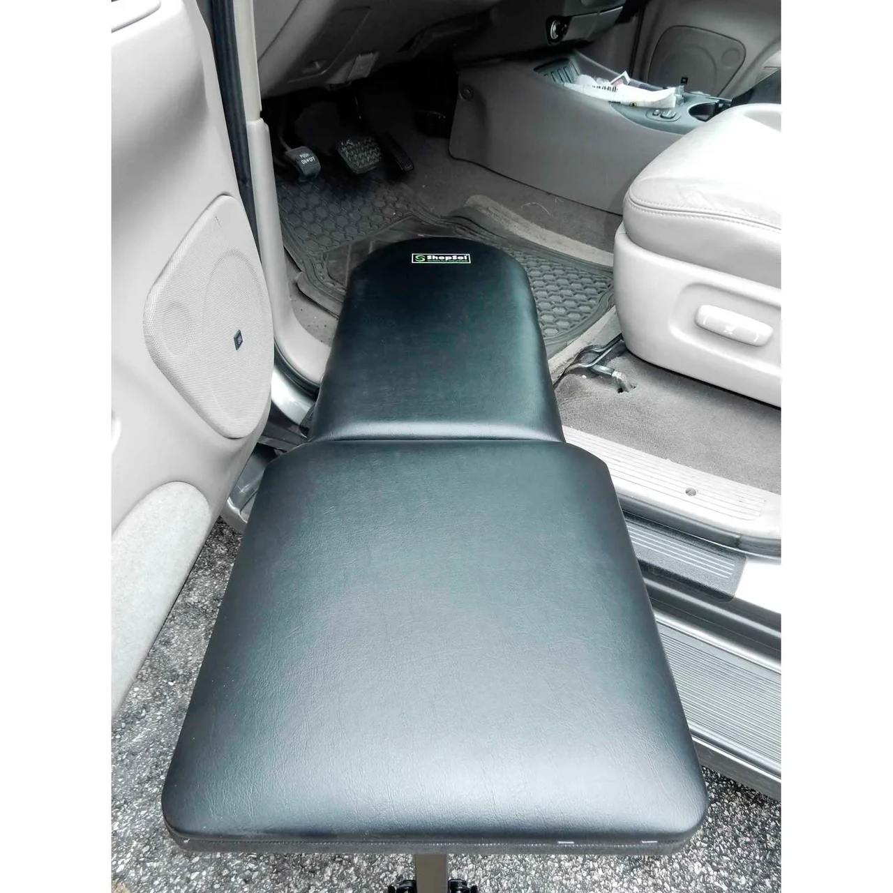 Shopsol Interior Car Creeper, 350 Lb. Cap, Black Vinyl (1010480)